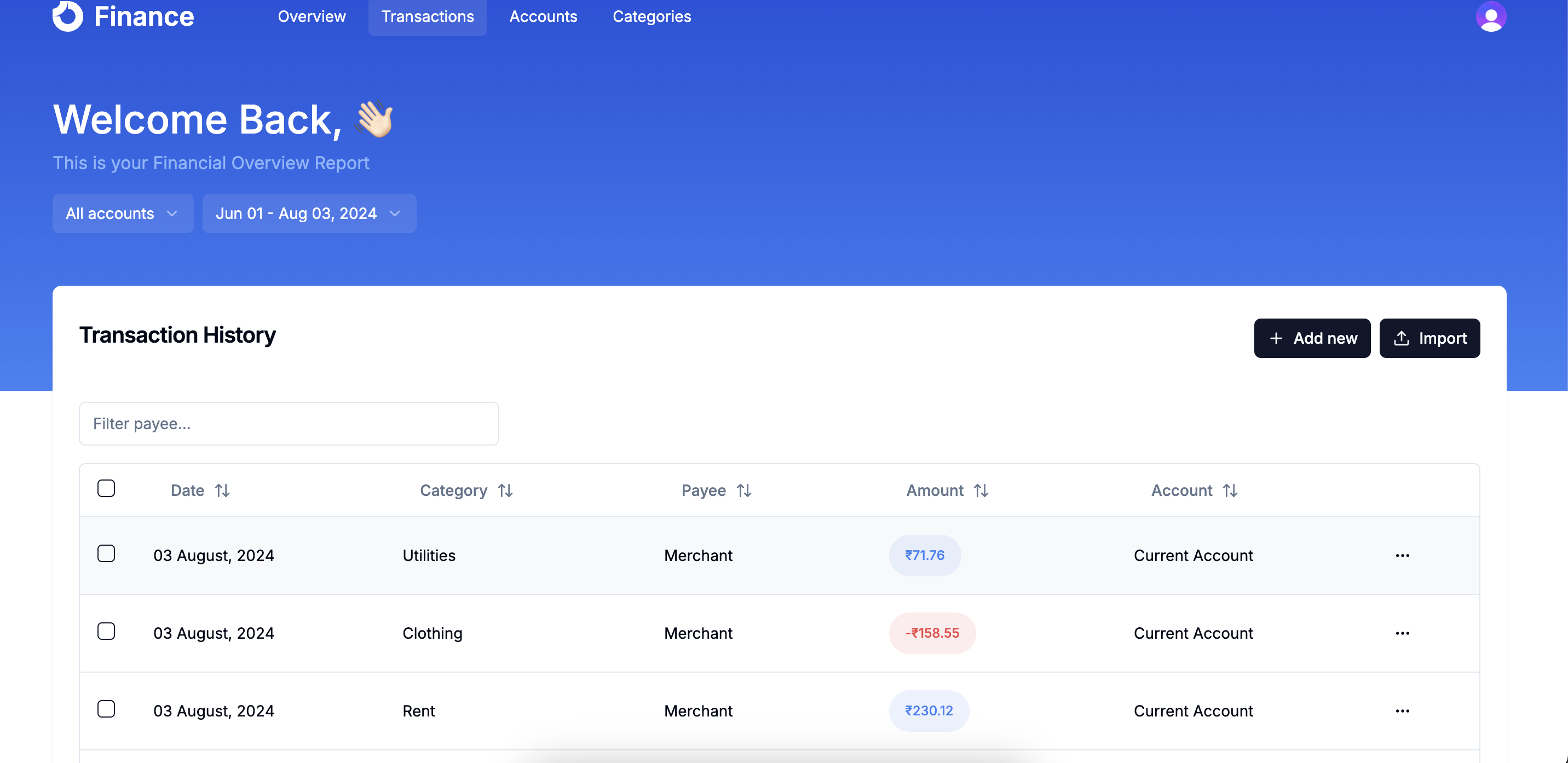 Finance Hub screenshot 3