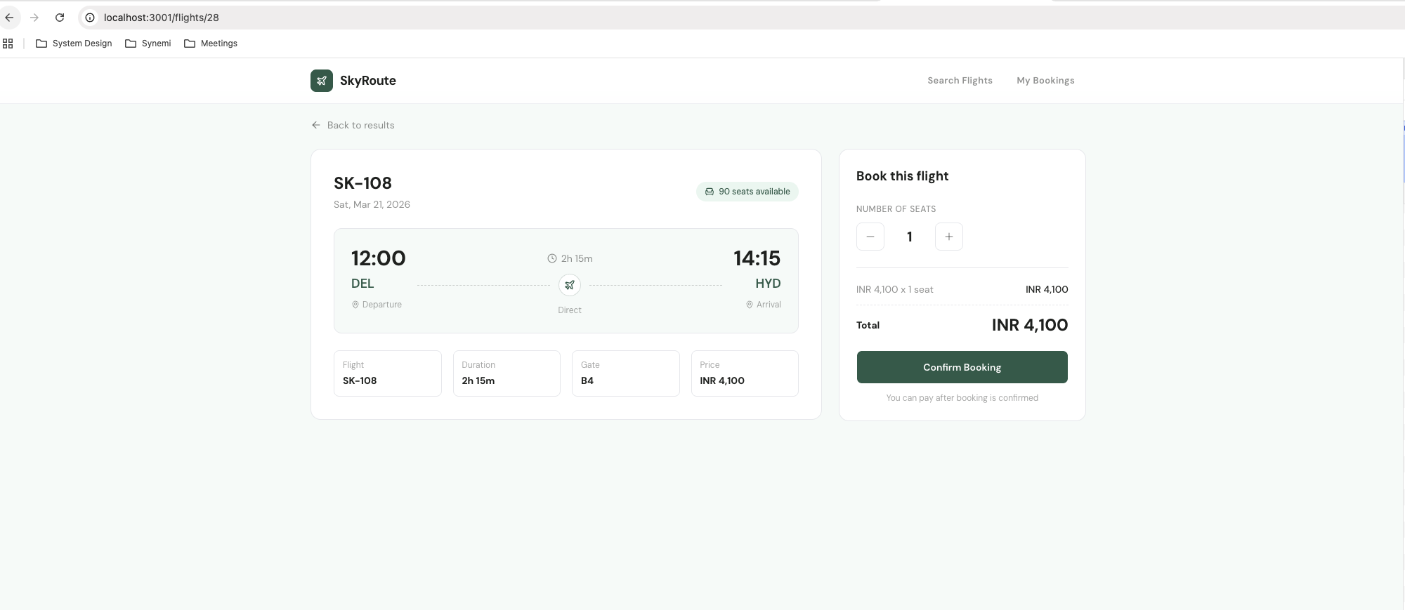 Flight Booking App screenshot 5