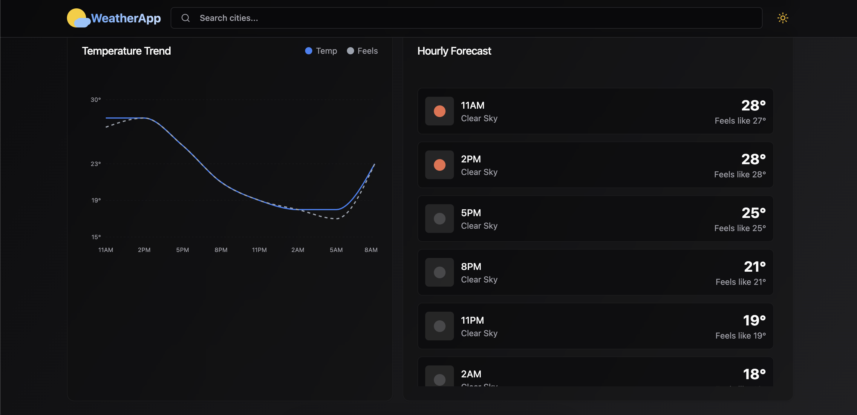 Weather App screenshot 2
