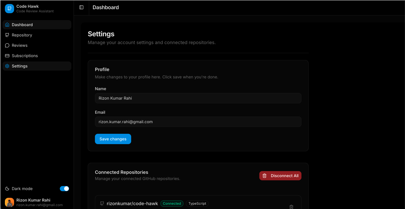 Code Hawk — AI Code Review screenshot 12