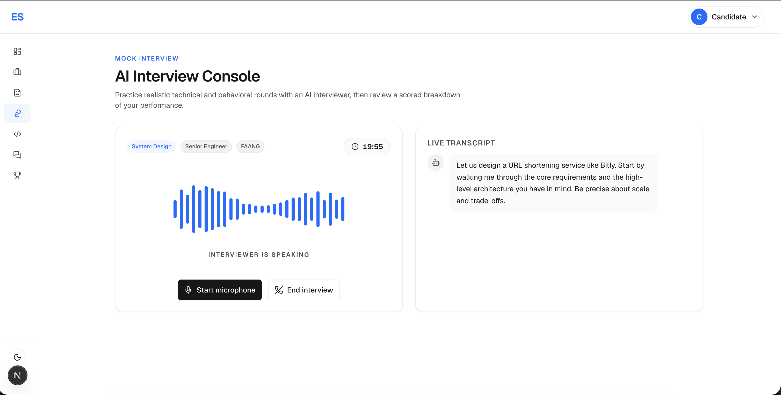 ElevateSDE — Enterprise AI Interview Prep Platform (SaaS) screenshot 18