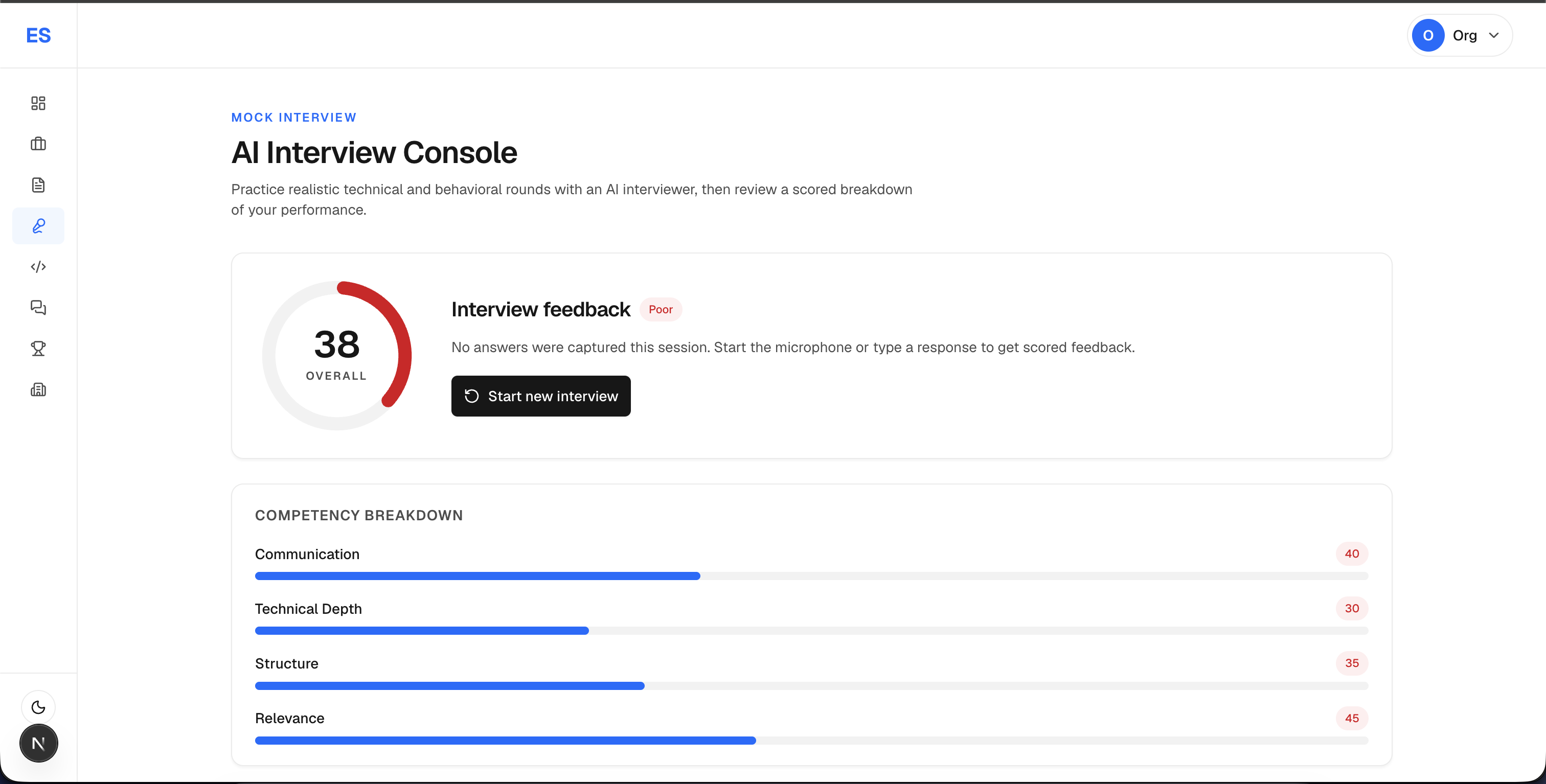 ElevateSDE — Enterprise AI Interview Prep Platform (SaaS) screenshot 28