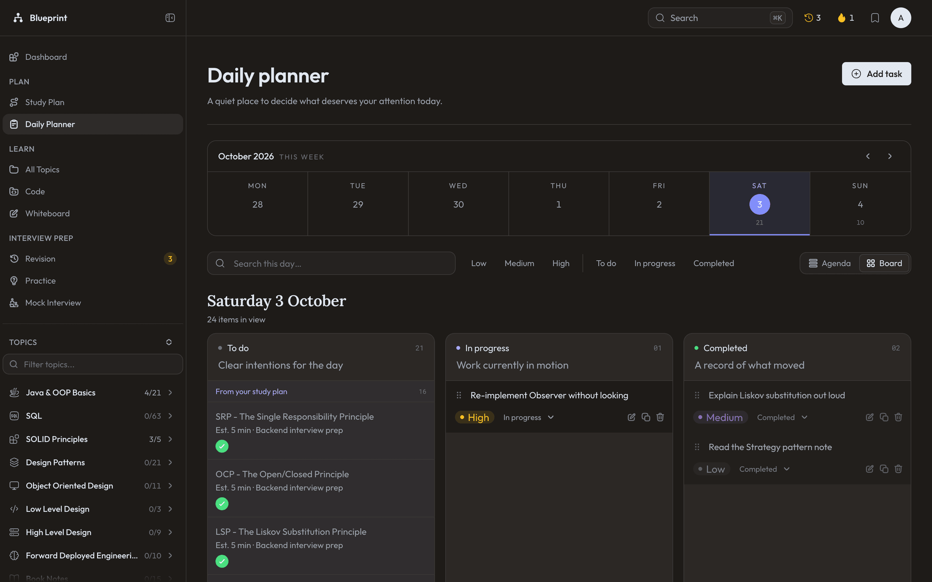 Blueprint: Software Engineering Handbook and Study Planner screenshot 7