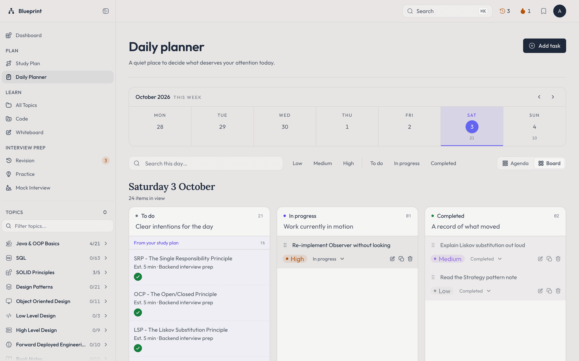 Blueprint: Software Engineering Handbook and Study Planner screenshot 8