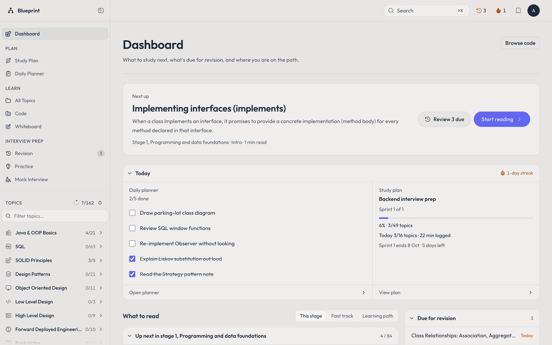 Blueprint: Software Engineering Handbook and Study Planner screenshot 4