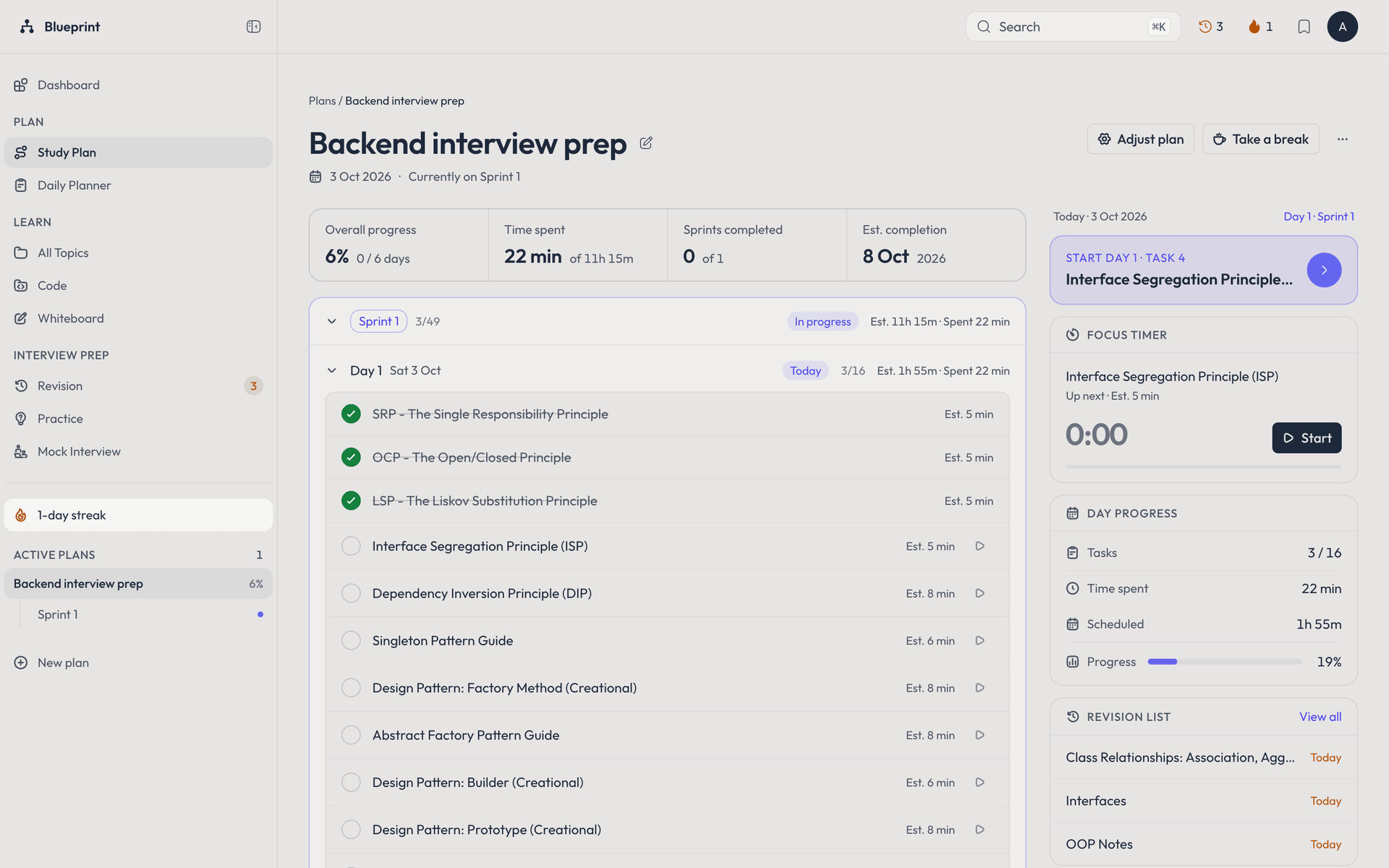 Blueprint: Software Engineering Handbook and Study Planner screenshot 6